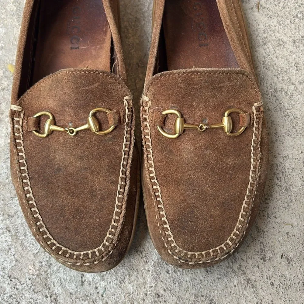 Gucci Suede loafers